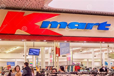 Sydney Australia 08 10 2019 Entrance To Kmart Retail Store Editorial