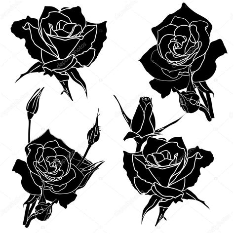 Tattoo rose flower — Stock Photo © aarrows #7908962