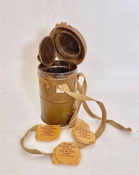 Ww Imperial German Gas Mask Canister