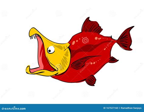 Funny Salmon Cartoon