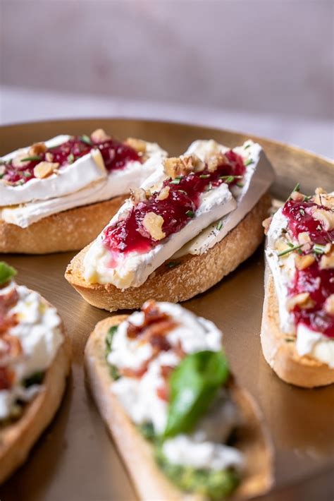 Bruschetta Met Brie En Cranberry Mind Your Feed