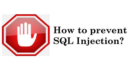 Iq 27 How To Prevent Sql Injection Youtube