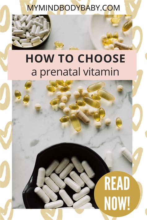 Prenatal Vitamins Before Pregnancy How To Choose Artofit