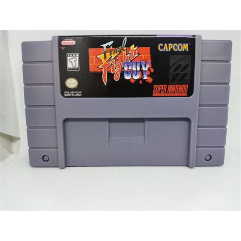 Fita Cartucho Final Fight Guy Super Nintendo Snes Submarino