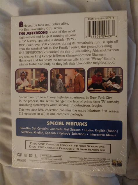 The Jeffersons The Complete First Season Dvd 2002 2 Disc Set 43396094284 Ebay