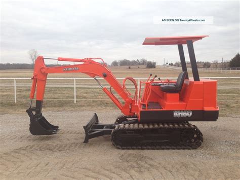 Kubota Kh60 Mini Excavator Trackhoe Backhoe Dozer Only 3499 Hours