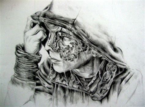 Pencil Drawing Hooded Guy By Eleanoransell On Deviantart