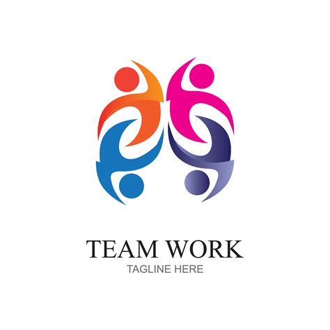 Team Work Logo Design,Together. Modern Social Network Team Logo Design ...