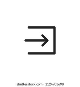 Log Modern Simple Outline Vector Icon Stock Vector (Royalty Free) 1124703698 | Shutterstock