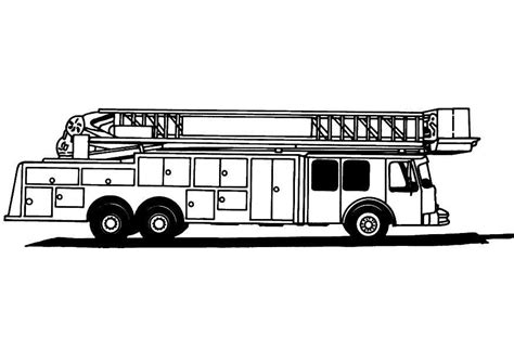 Free Printable Fire Truck Coloring Pages For Kids With Images Fire