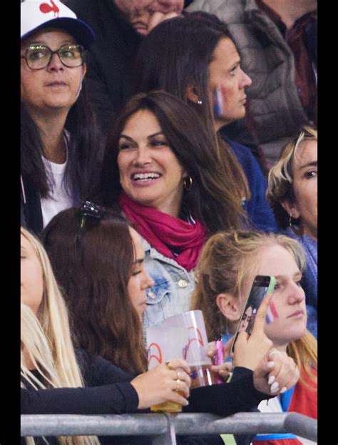 Photo Helena Noguerra People Dans Les Tribunes Du Match De Coupe Du