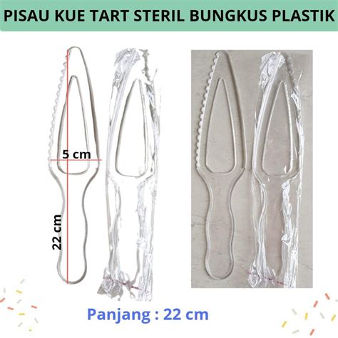 Jual PISAU PLASTIK STERIL KUE TART ULANG TAHUN ISI 100PCS Shopee