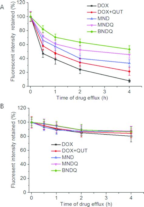 Dox Retained In The Mcf Adr Cells A And Mcf Cells B After