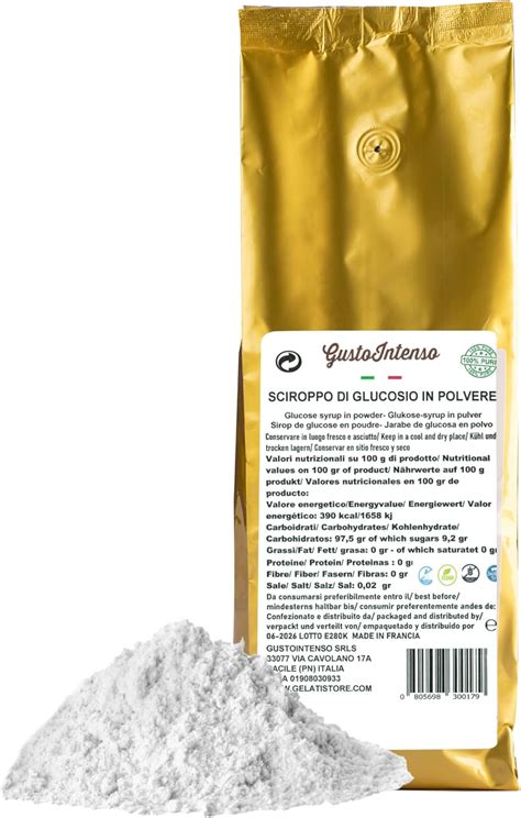 Gustointenso Sciroppo Di Glucosio In Polvere Disidratato Preparato Per