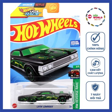 Xe mô hình Hot Wheels basic Layin Lowrider HTB91 Shopee Việt Nam