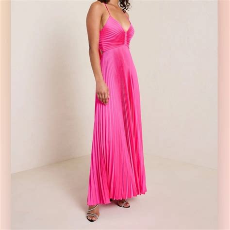 A L C Dresses Hot Pink Alc Maxi Dress Poshmark