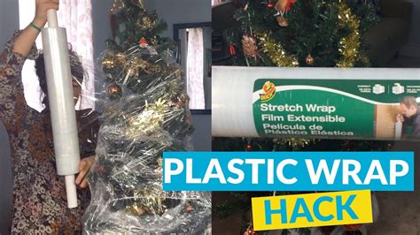 Plastic Wrap Christmas Tree Storage Youtube