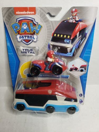 Paw Patrol True Metal Team Vehicle Paw Patroller Ryder Atv Spinmaster Toys 4643806901