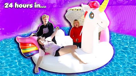 LAST TO LEAVE THE GIANT FLOATY WINS 10 000 CHALLENGE YouTube