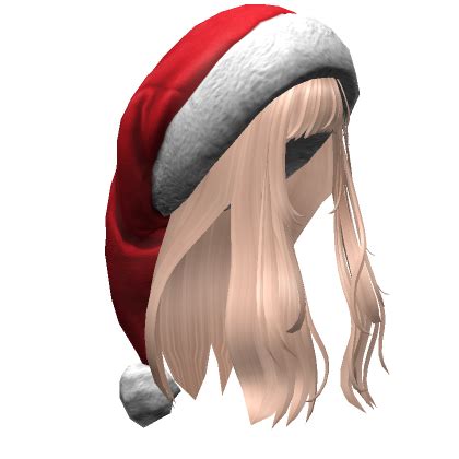 Oversized Santa Hat Blonde Hair Roblox