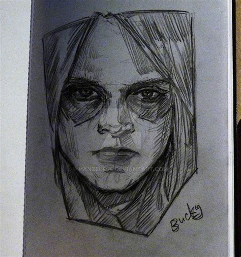 Bucky Barnes Sketch 1 By Hanzel404 On Deviantart