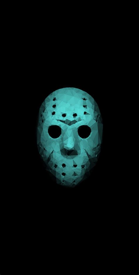 Friday The 13th Horror Black Jasonvoorhees Halloween Minimal