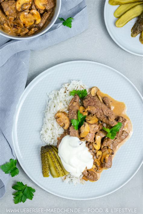 Boeuf Stroganoff das köstliche Originalrezept ÜberSee Mädchen