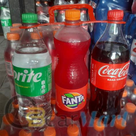 Jual Paket COCA COLA FANTA SPRITE Isi 3 Botol Besar 1 Liter 1000ml