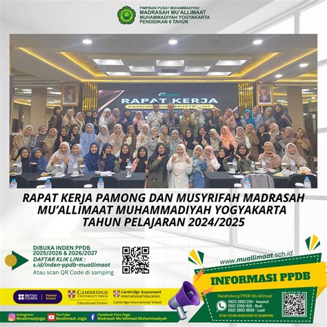 RAPAT KERJA PAMONG DAN MUSYRIFAH MADRASAH MUALLIMAAT MUHAMMADIYAH