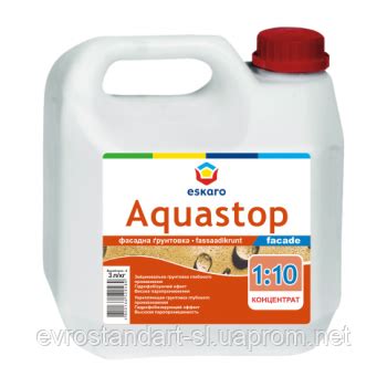 Купить Грунтовка AQVASTOP ФАСАД 1л, цена 237 ₴ — Prom.ua (ID#558498376)