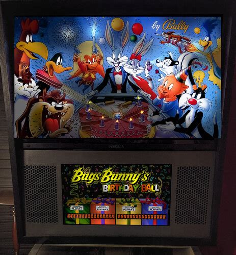 Bugs Bunny Birthday Ball Bally B S With Full Dmd B S