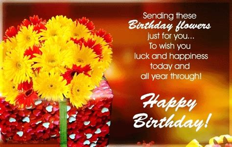 Sending These Birthday Flowers - Wish Birthday – Birthday Wishes ...