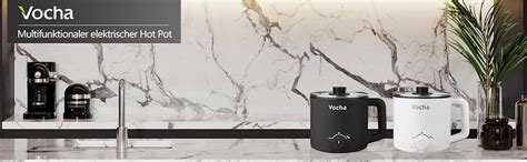 Vocha Elektrische Hot Pot Topf L Kleiner Elektrischer Kochtopf Tragbare Schneller