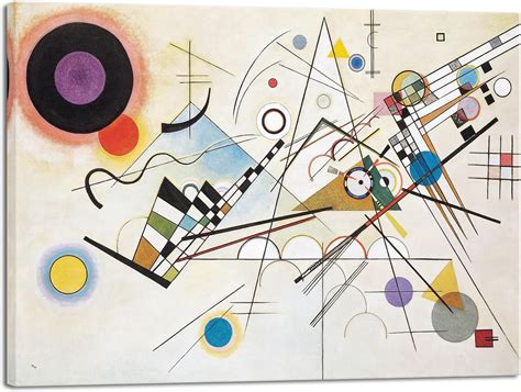 Ksiw Canvas Wall Art Wassily Kandinsky Composition Viii Large Picture