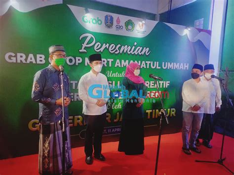 Gubernur Khofifah Luncurkan Aplikasi Grab Opop Market Place Berbasis