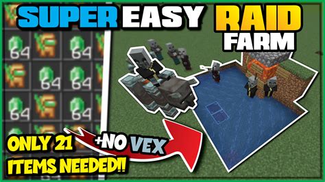 Minecraft Easy Raid Farm - Early Game, No Redstone (1.18/1.17 ...