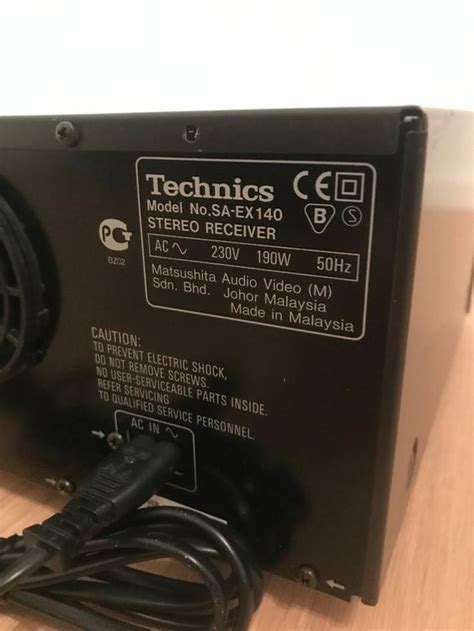 Technics SA EX 140 Stereo Receiver 2x 100 Watt DIN Acheter Sur Ricardo