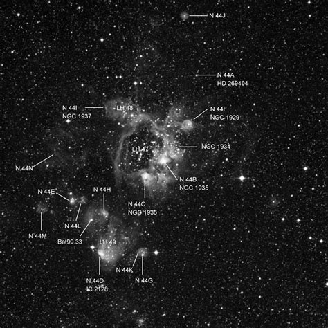 綺麗な銀河・星雲1652 － かじき座doradoにある輝線星雲｢ngc 1935eso 56 En110、ic 2126