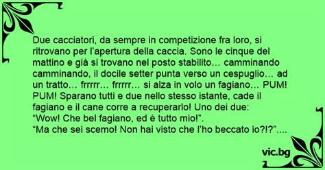 Due Cacciatori Da Sempre In Competizione Fra Loro Si Ritrovano Per L