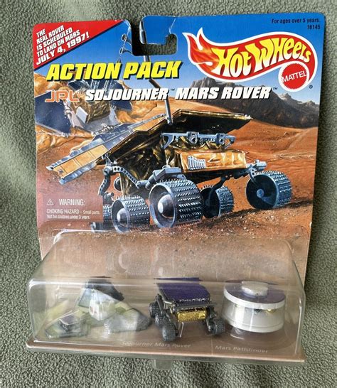 Hot Wheels Action Pack Jpl Sojourner Mars Rover Mattel 1996 Ebay