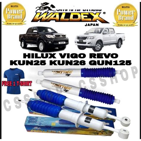 Toyota Hilux Vigo KUN25 KUN26 REVO GUN125 WALDEX Heavy Duty Absorber