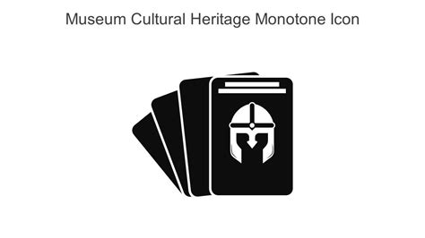 Museum Cultural Heritage Monotone Icon In Powerpoint Pptx Png And