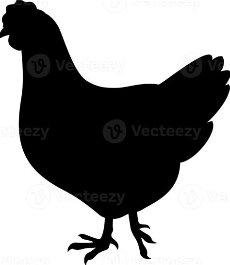 Chicken Silhouette Png Illustration Png