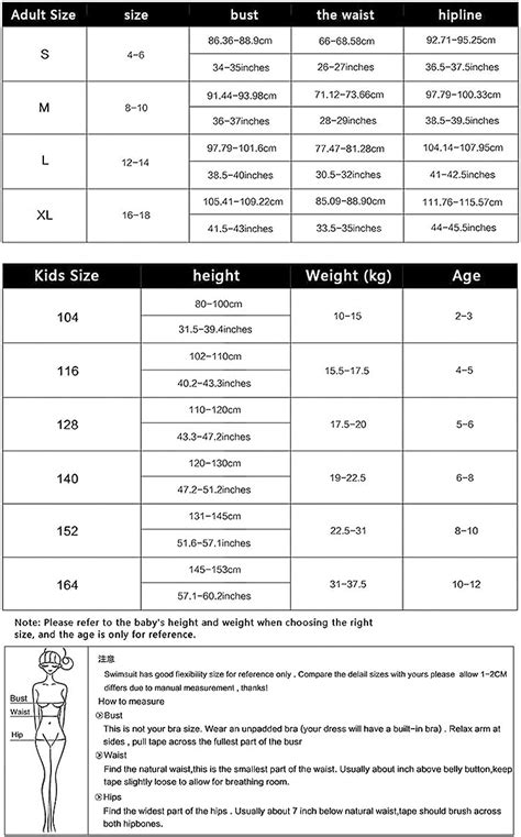 Mommy and Me Traje de baño de una pieza a juego para madre e hija bikini para la playa Negro