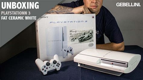 PLAYSTATION 3 FAT CERAMIC WHITE UNBOXING GEBELLINI YouTube