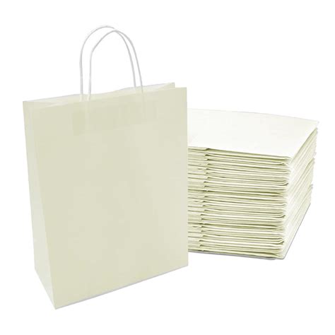 Sacola Papel Off White Presente Lembrancinha 15x16 5x7cm 50und Shopee