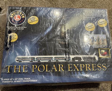 Lionel O Gauge Polar Express Train Set Factory Sealed With Dvd