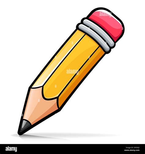 School pencil icon hi-res stock photography and images - Alamy