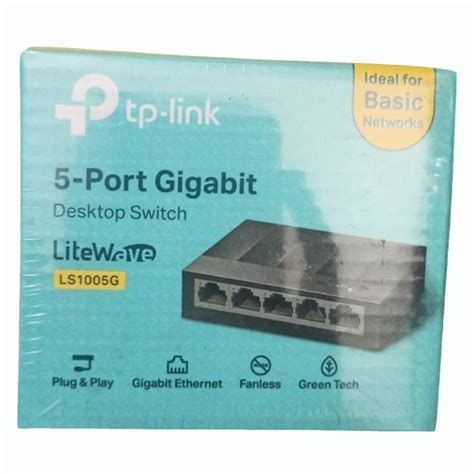 Tp Link Ls1005g 5 Port Gigabit Desktop Switch 101001000 Mbps At Rs 999 In Patna