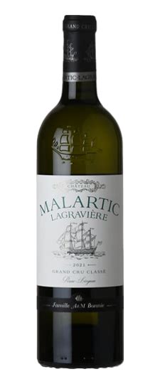 2021 Malartic Lagravière Blanc Pessac Léognan SKU 1609501